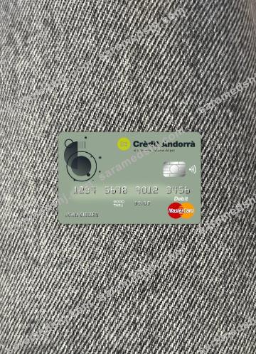 Andorra Credit Andorra bank master card photolook front